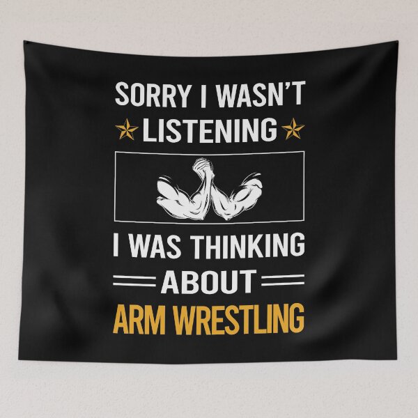 Item preview, Funny Listening Arm Wrestling Armwrestling designed and sold by fatherbarliman.