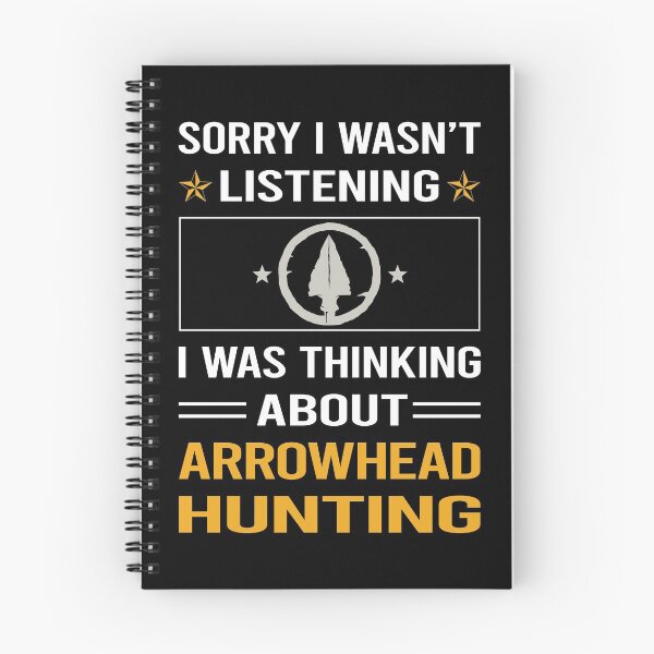 Item preview, Funny Listening Arrowhead Hunting Arrowheads designed and sold by fatherbarliman.