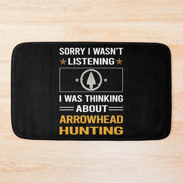 Item preview, Funny Listening Arrowhead Hunting Arrowheads designed and sold by fatherbarliman.