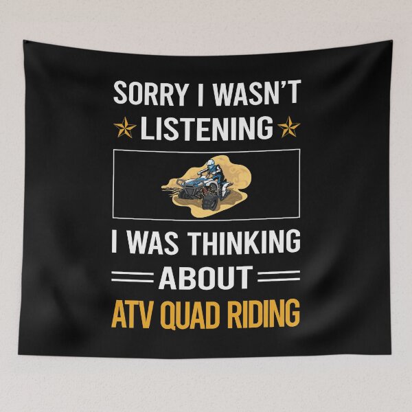 Item preview, Funny Listening ATV Quad Riding designed and sold by fatherbarliman.