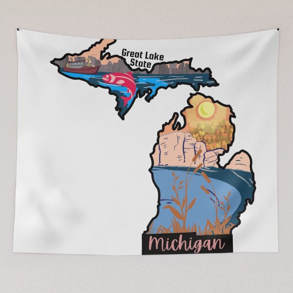 Item preview, Michigan designed and sold by LadyBlanca.
