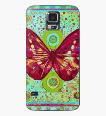 Red Butterfly Case/Skin for Samsung Galaxy