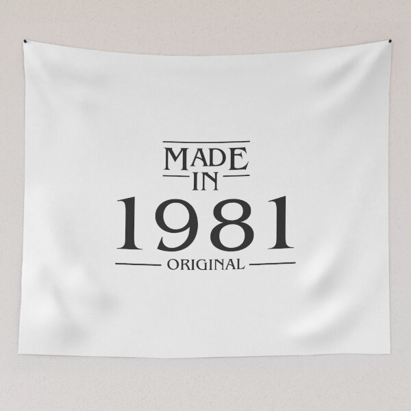Item preview, Made in 1981 - Born in 1981 - Vintage 1980s designed and sold by TeeRock.