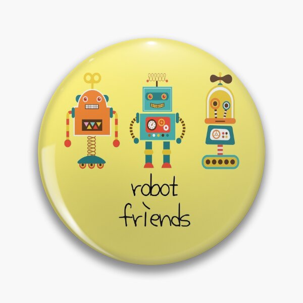 Item preview, robot friends designed and sold by daddy-Lee.