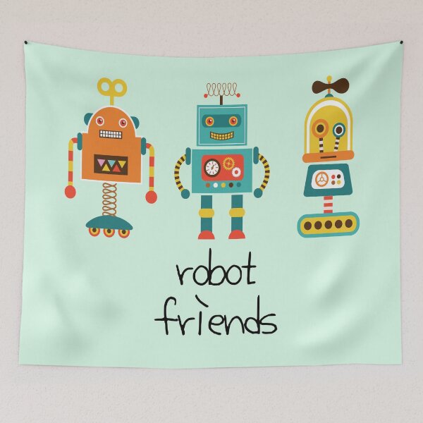 Item preview, robot friends designed and sold by daddy-Lee.