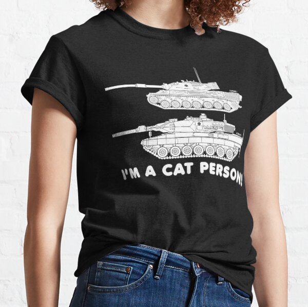 Leopard I and II. Im A Cat Person! Classic T-Shirt