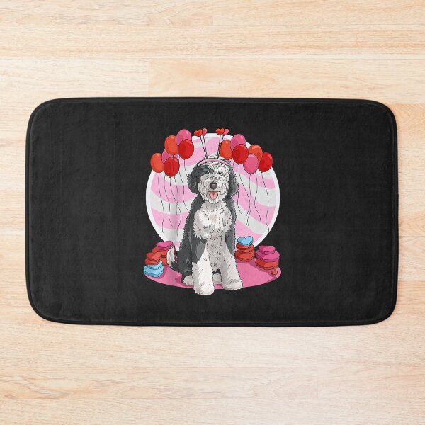 Item preview, Sheepadoodle Heart Valentine Day Dog Gift Raglan designed and sold by Siosaia88.