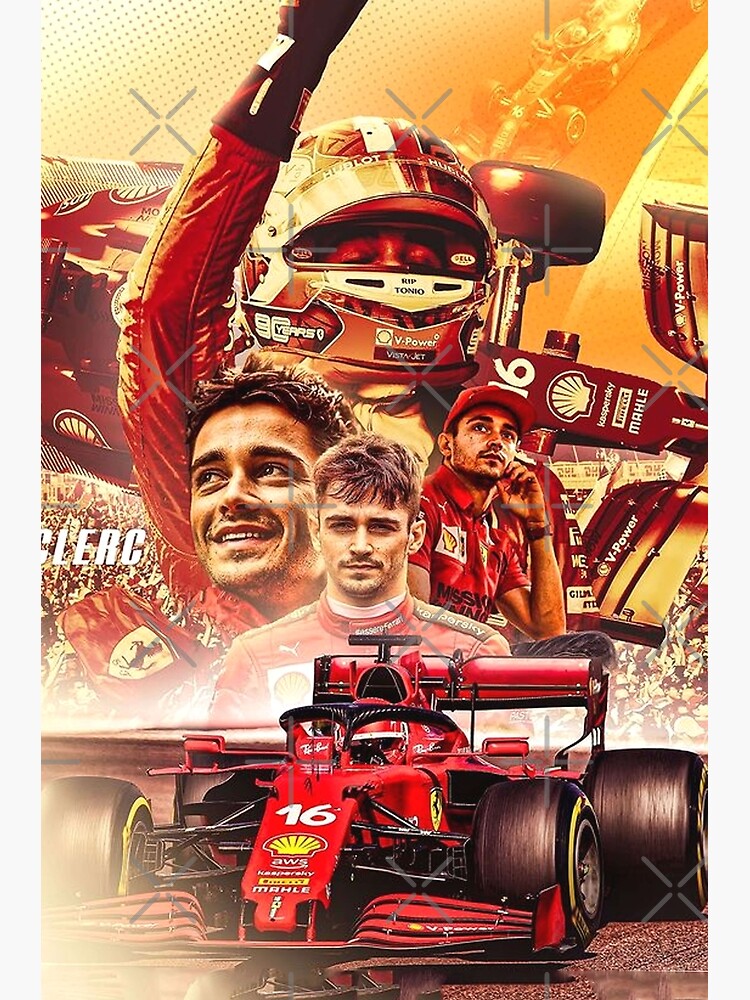 Disover Charles F1 Championship Leclerc Premium Matte Vertical Poster