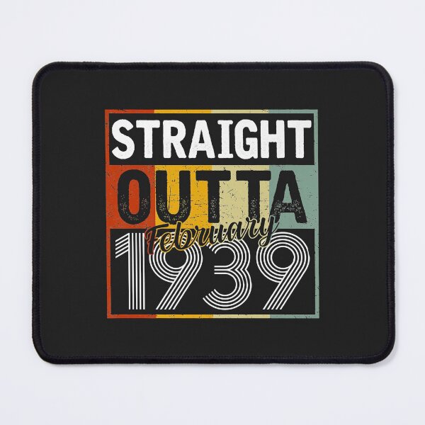 Item preview, Straight Outta February 1939 Men Women Vintage 83rd Birthday designed and sold by Siosaia88.