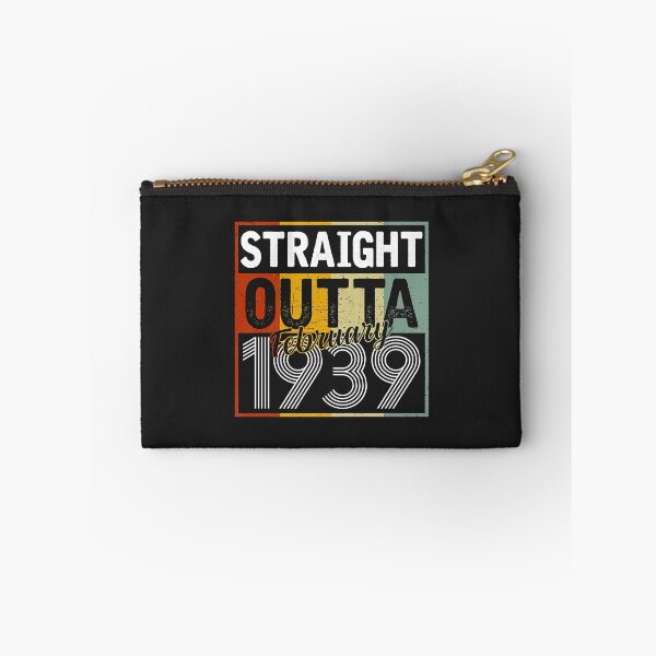 Item preview, Straight Outta February 1939 Men Women Vintage 83rd Birthday designed and sold by Siosaia88.