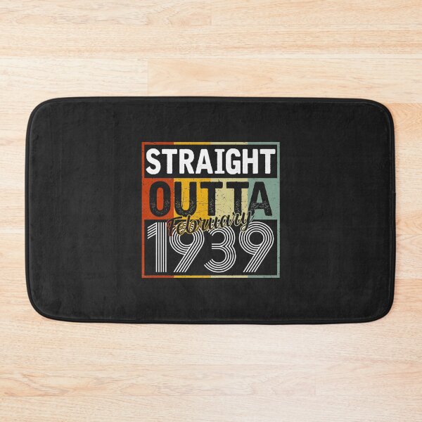 Item preview, Straight Outta February 1939 Men Women Vintage 83rd Birthday designed and sold by Siosaia88.