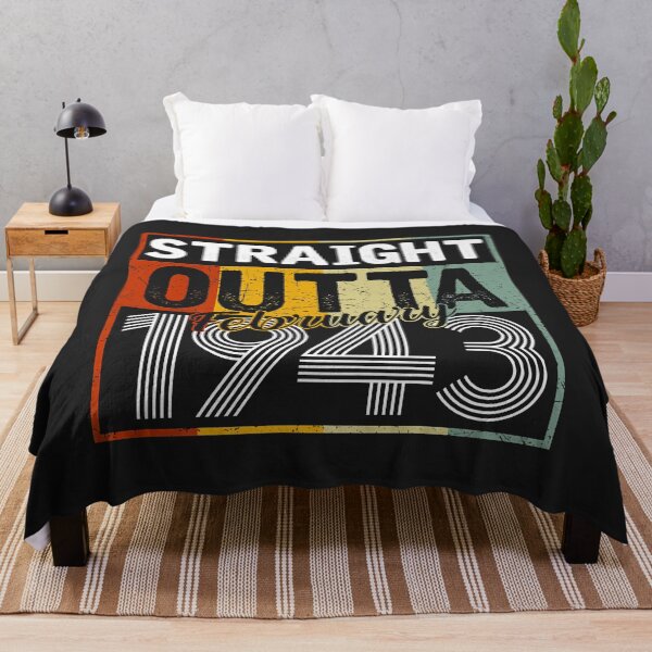 Item preview, Straight Outta February 1943 Men Women Vintage 79th Birthday designed and sold by Siosaia88.