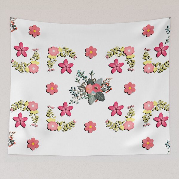 Artikelvorschau, Aquarell Blume mit Blättern einzigartige Designs | Klassische japanische Kunstmode und Wohnkultur Tröster entworfen und verkauft von Devgraphic.