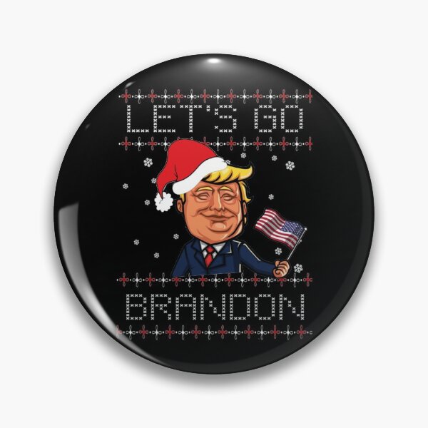 Item preview, LET'S GO BRANDON CHRISTMAS TRUMP     designed and sold by Linnerii.