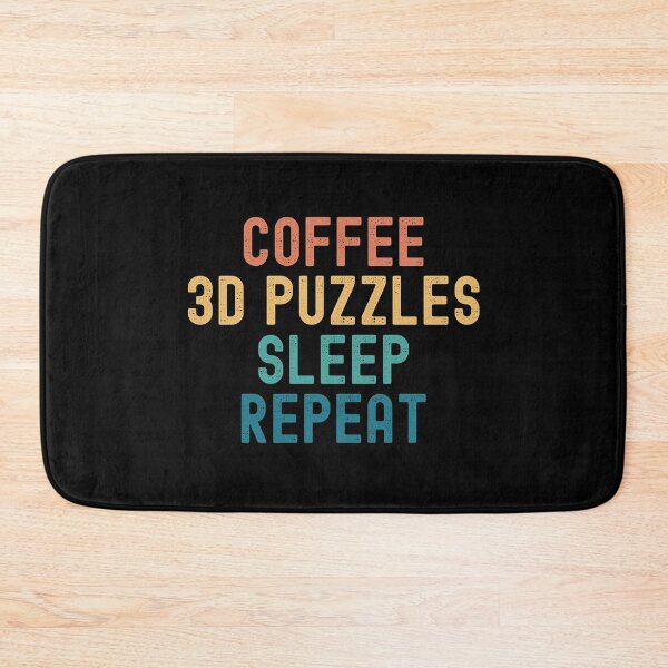 Item preview, Coffee 3d Puzzles Sleep Repeat - Funny 3d Puzzles & Coffee Gift designed and sold by kindxinn.
