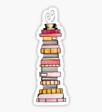 Pink Lemonade Book Stack Sticker