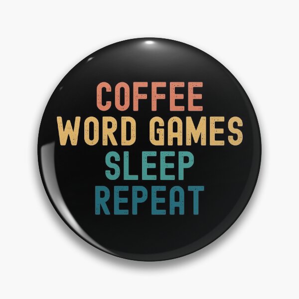 Item preview, Coffee Word Games Sleep Repeat - Funny Word Games & Coffee Gift designed and sold by kindxinn.