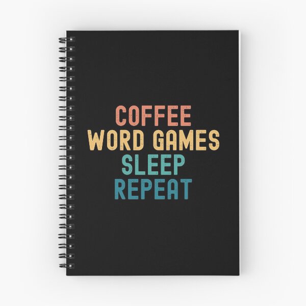Item preview, Coffee Word Games Sleep Repeat - Funny Word Games & Coffee Gift designed and sold by kindxinn.