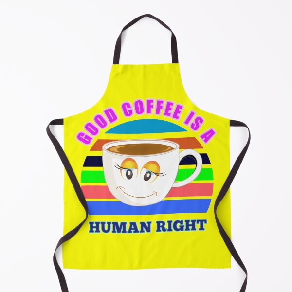 Item preview, Good Coffee Is A Human Right - Funny Coffee Quote designed and sold by Delandor.