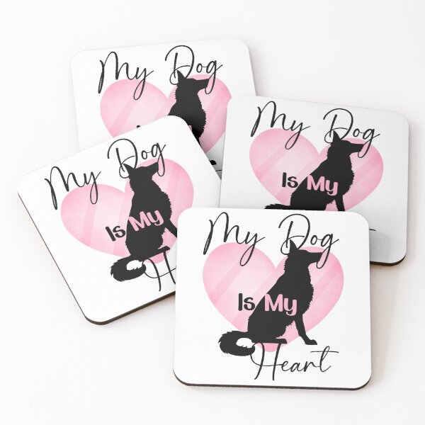 Item preview, My Dog Is My Heart - Pink Heart designed and sold by Wheeler-Styl3.