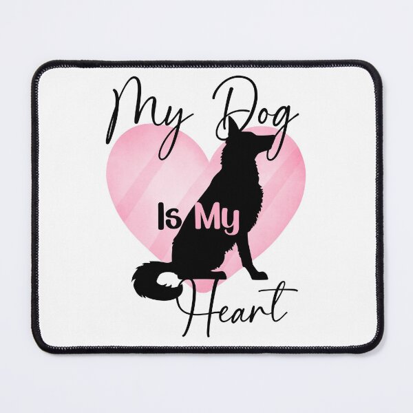 Item preview, My Dog Is My Heart - Pink Heart designed and sold by Wheeler-Styl3.