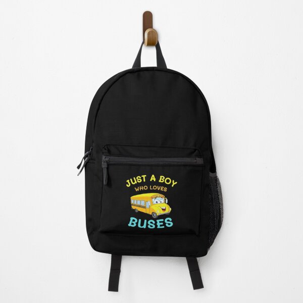 Item preview, Just A Boy Who Loves School Buses Shirt, Cute Bus Lovers T-Shirt designed and sold by HolyWater SHOP.