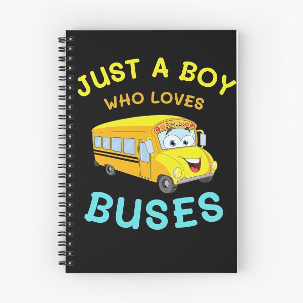 Item preview, Just A Boy Who Loves School Buses Shirt, Cute Bus Lovers T-Shirt designed and sold by HolyWater SHOP.