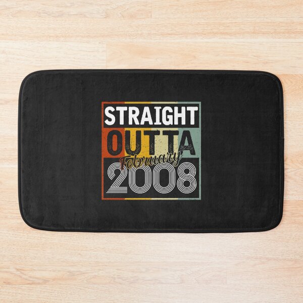 Item preview, Straight Outta February 2008 Boy Girl Vintage 14th Birthday designed and sold by Siosaia88.