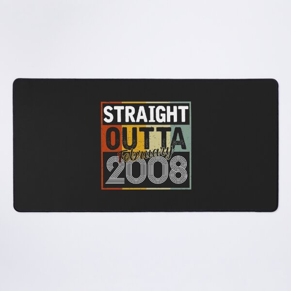 Item preview, Straight Outta February 2008 Boy Girl Vintage 14th Birthday designed and sold by Siosaia88.