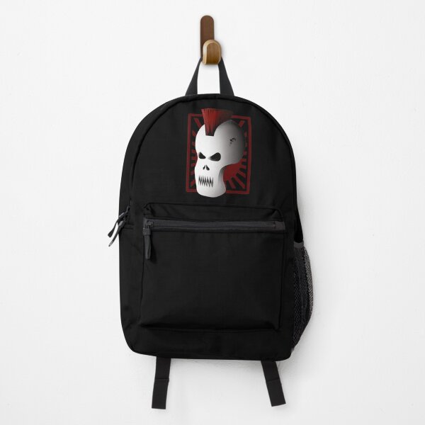 Item preview, Punk Red Mohawk | Metal Skull Mask designed and sold by DKdesigns27.