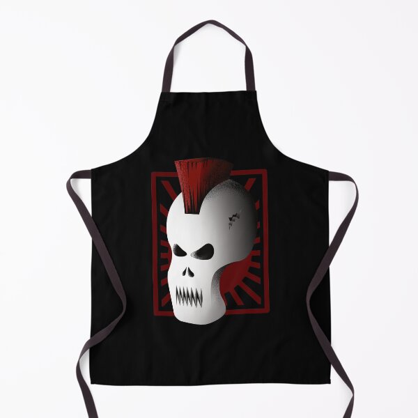 Item preview, Punk Red Mohawk | Metal Skull Mask designed and sold by DKdesigns27.