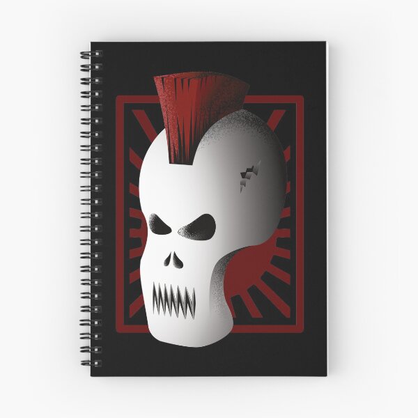 Item preview, Punk Red Mohawk | Metal Skull Mask designed and sold by DKdesigns27.