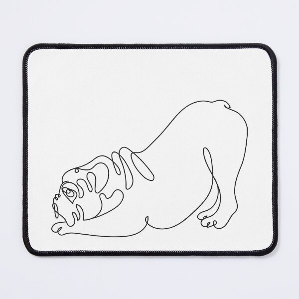 Item preview, English bulldog Line Art  designed and sold by meravshalom.