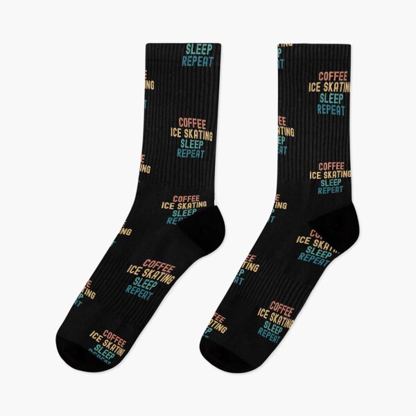 Item preview, Coffee Ice Skating Sleep Repeat - Funny Ice Skating & Coffee Gift designed and sold by kindxinn.
