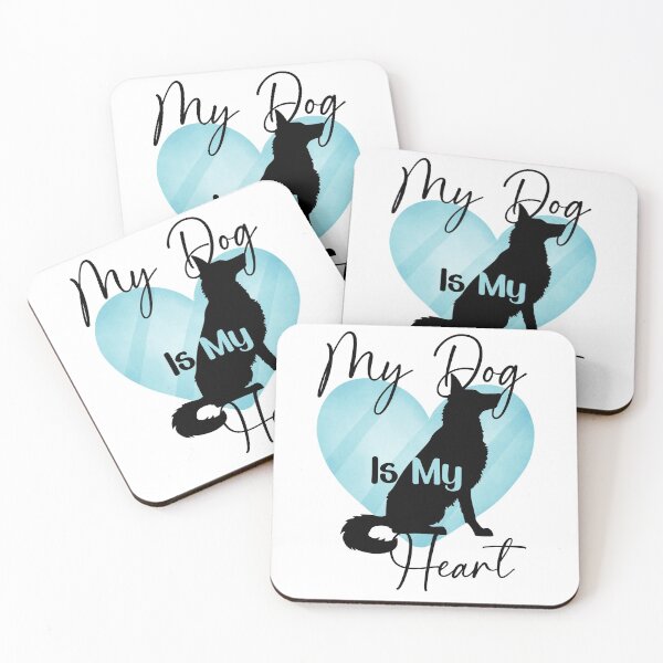 Item preview, My Dog Is My Heart - Blue Heart designed and sold by Wheeler-Styl3.