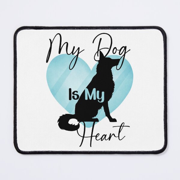 Item preview, My Dog Is My Heart - Blue Heart designed and sold by Wheeler-Styl3.