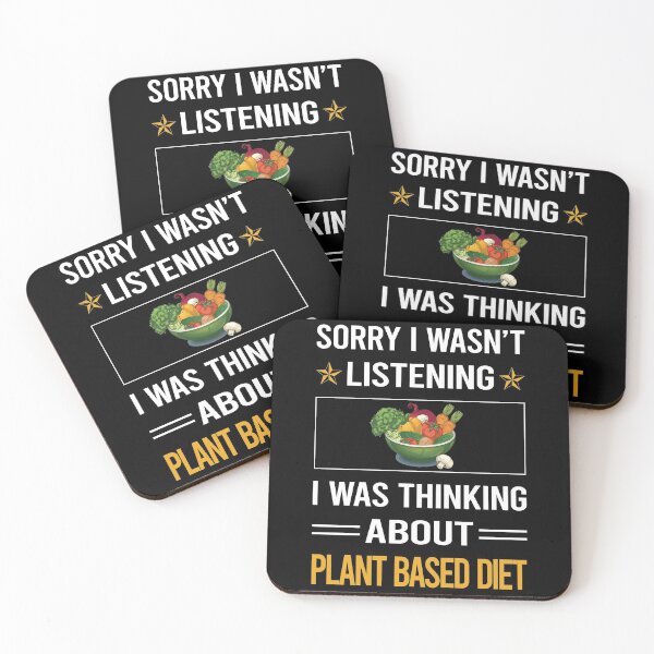Item preview, Funny Listening Plant Based Diet Vegan Vegetarian Veganism designed and sold by jiggleterrified.