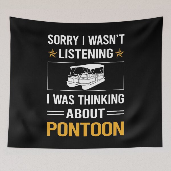 Item preview, Funny Listening Pontoon Pontooning designed and sold by jiggleterrified.