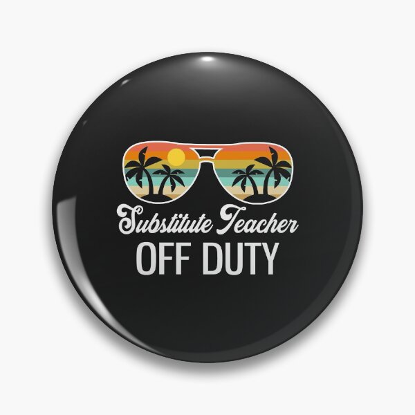 Item preview, Substitute Teacher Off Duty Sunglasses Beach Sunset Vacation designed and sold by Siosaia88.