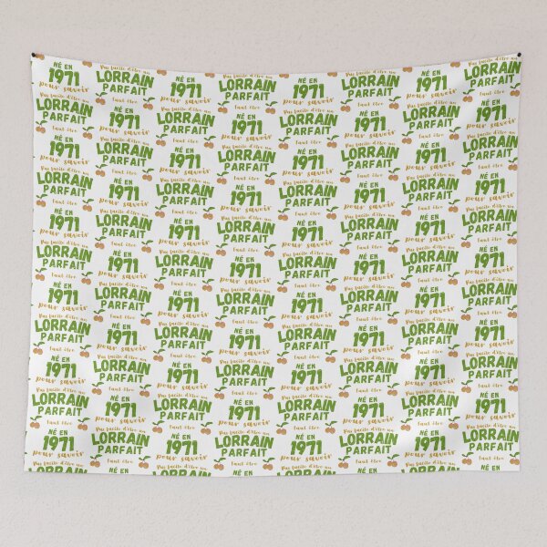 Item preview, Gift for men from Lorraine humor birthday 1971 designed and sold by RomualdGR.