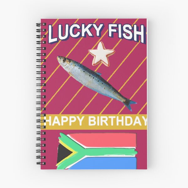 Item preview, South African Birthday Card - Lucky Fish designed and sold by arendbotha.