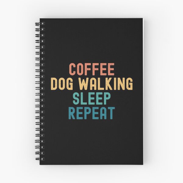Item preview, Coffee Dog Walking Sleep Repeat - Funny Dog Walking & Coffee Gift designed and sold by kindxinn.