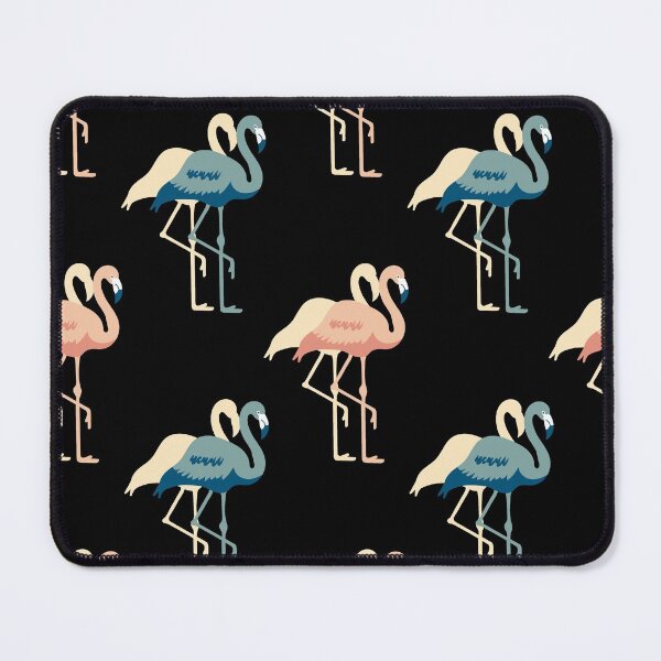 Item preview, Blue and Pink Blur Flamingos Pattern designed and sold by Trinket-Trickster.