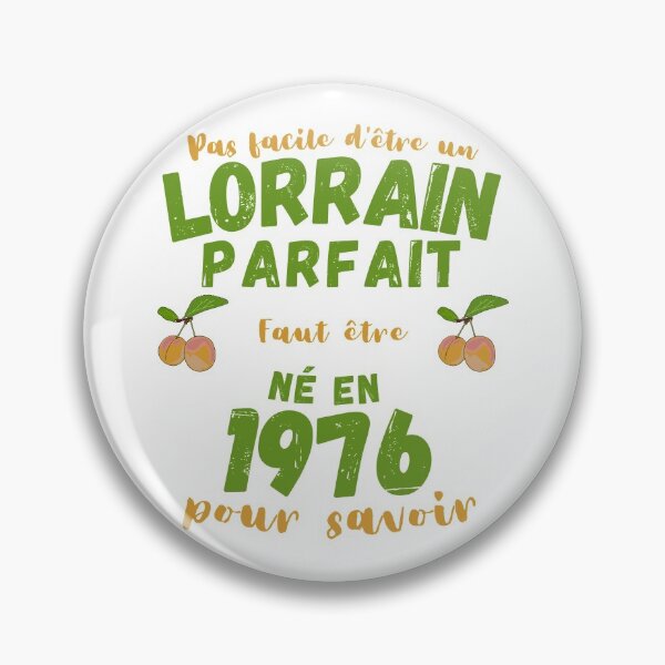 Item preview, Gift for men from Lorraine humor birthday 1976 designed and sold by RomualdGR.