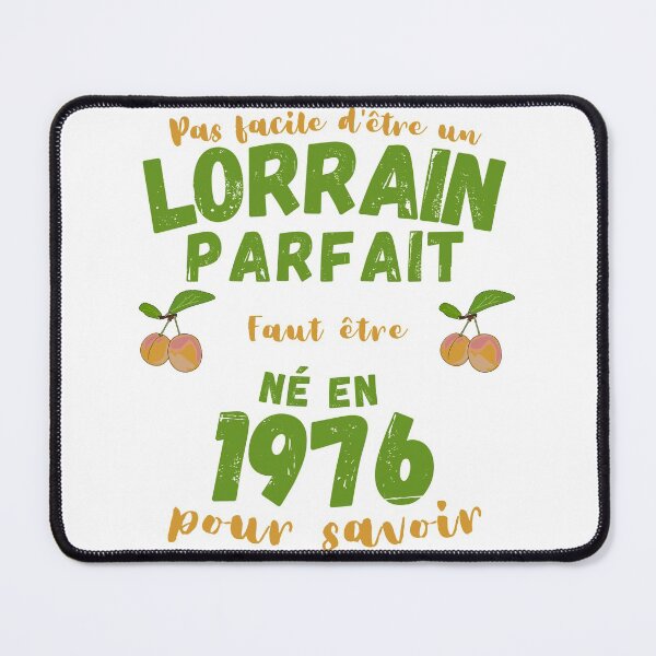 Item preview, Gift for men from Lorraine humor birthday 1976 designed and sold by RomualdGR.