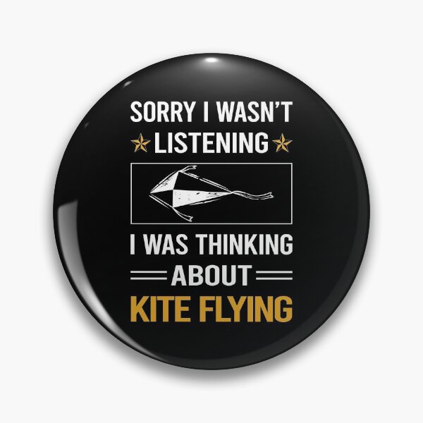 Item preview, Funny Listening Kite Flying designed and sold by RandalDavis.