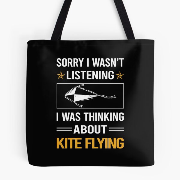 Item preview, Funny Listening Kite Flying designed and sold by RandalDavis.