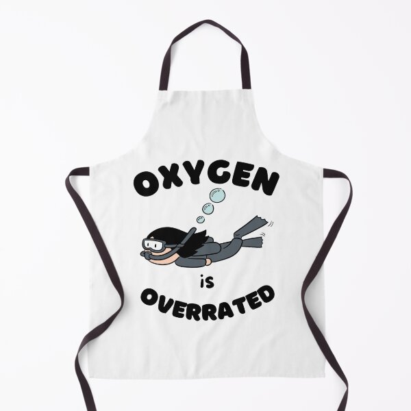 Item preview, Oxygen is Overrated Funny Quote Swimming Swim Life Team Gift designed and sold by Diferenty Shop ⭐⭐⭐⭐⭐.