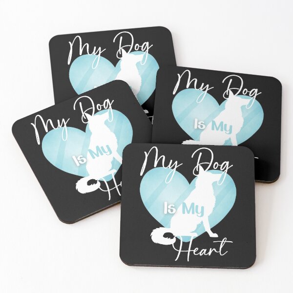 Item preview, My Dog Is My Heart - Blue Heart designed and sold by Wheeler-Styl3.