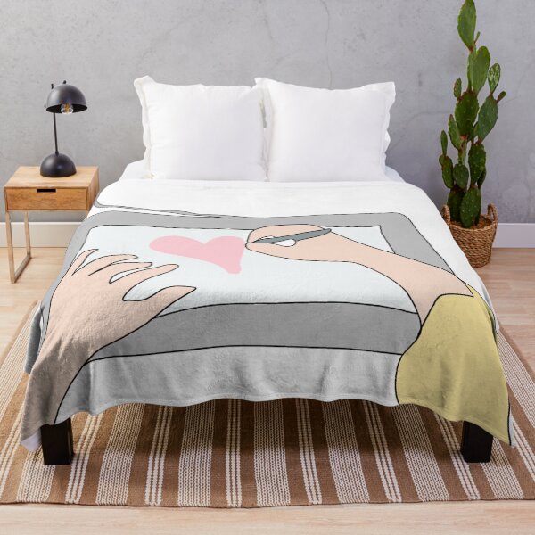 Item preview, Hands working on Graphic Tablet - Hand drawing a Heart on a Graphic Tablet designed and sold by Mrs-PenLine.